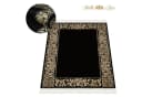 Belle Arti Luxus Teppich Viskose Schwarz Gold Barock Bild 2