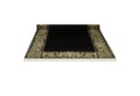 Belle Arti Luxus Teppich Viskose Schwarz Gold Barock Bild 3