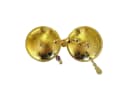 Belle Arti Zuckerdose Set Glas Gold Barockstil mit Ständer Bild 1