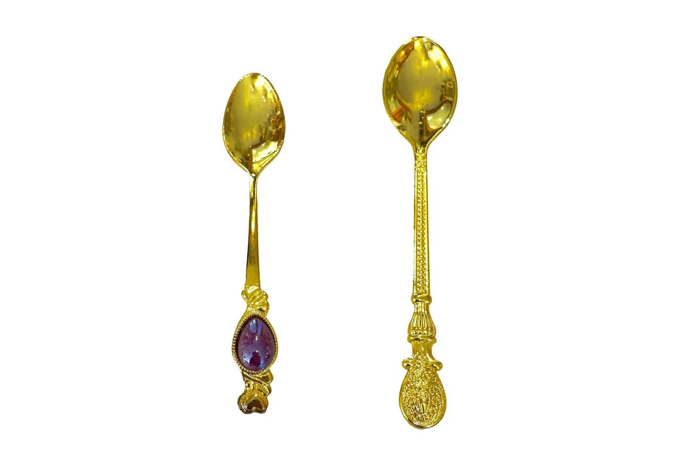 Belle Arti Zuckerdose Set Glas Gold Barockstil mit Ständer - Bild 3