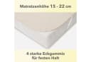 STUDIO Spannbettlaken Molton 100% Baumwolle 90x200 cm Bild 5