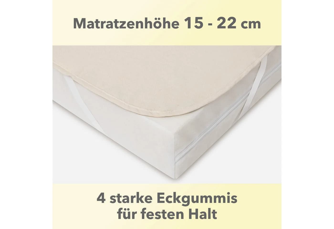STUDIO Spannbettlaken Molton 100% Baumwolle 90x200 cm - Bild 5