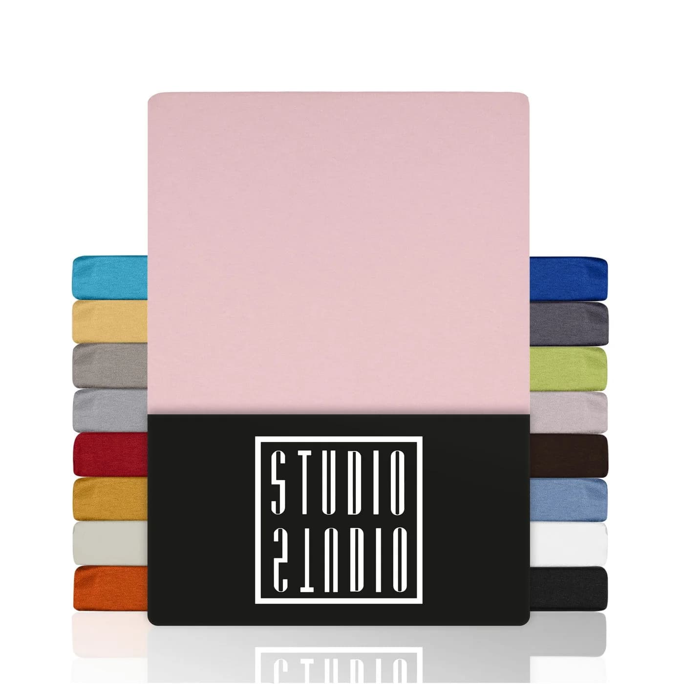 STUDIO Spannbettlaken Basic Puder 100% Baumwolle - Bild 2