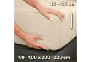 STUDIO Spannbettlaken Premium Creme Jersey 170g/m² Bild 4