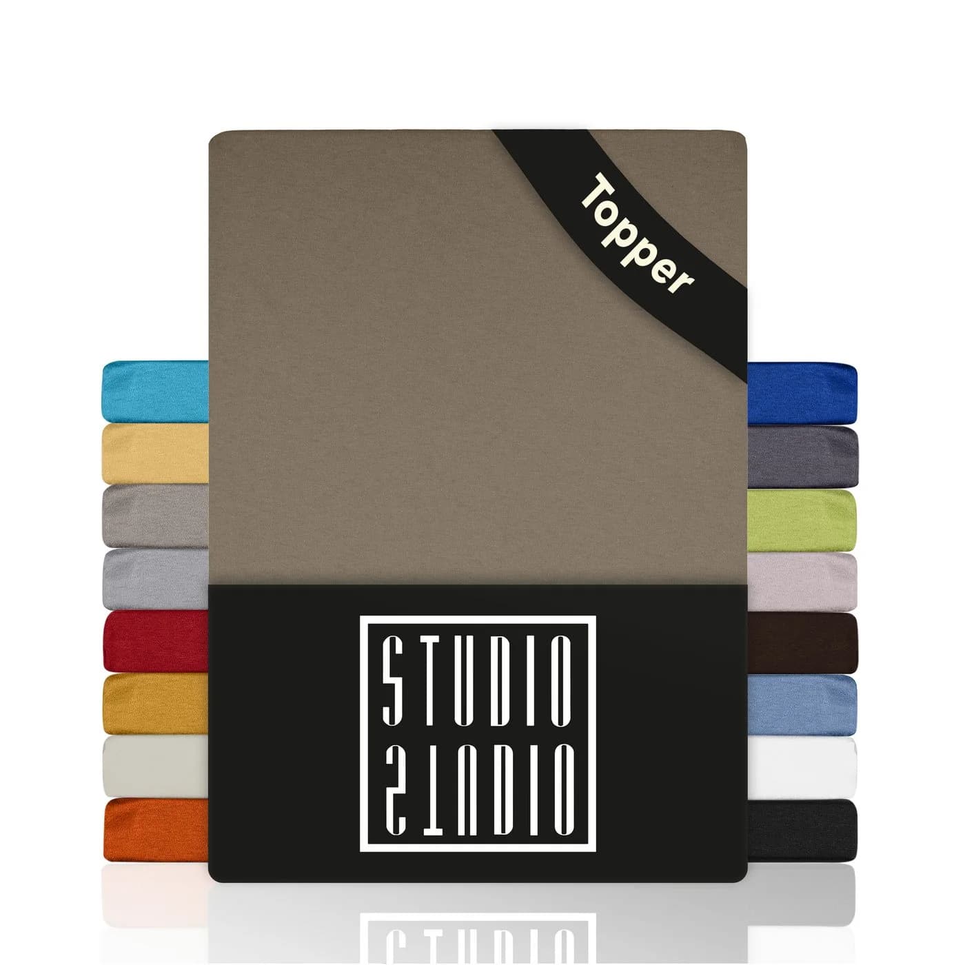 STUDIO Spannbettlaken Basic 100% Baumwolle Jersey 160x200 cm - Bild 2