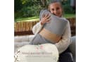 blanketino Wohndecke Premium Kuscheldecke Grau Baumwollstrick Bild 5
