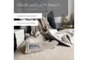 Blanketino Wohndecke Strick Design Champagner 150x210 cm Baumwolle Bild 1