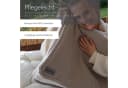 Blanketino Wohndecke Strick Design Champagner 150x210 cm Baumwolle Bild 5