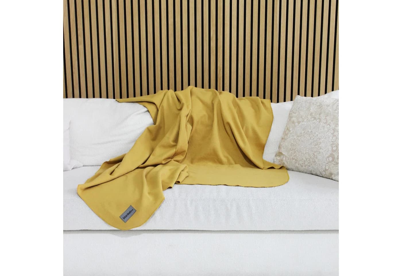 Blanketino Sommerdecke Baumwolle Waffelmuster 150x210 cm - Bild 2