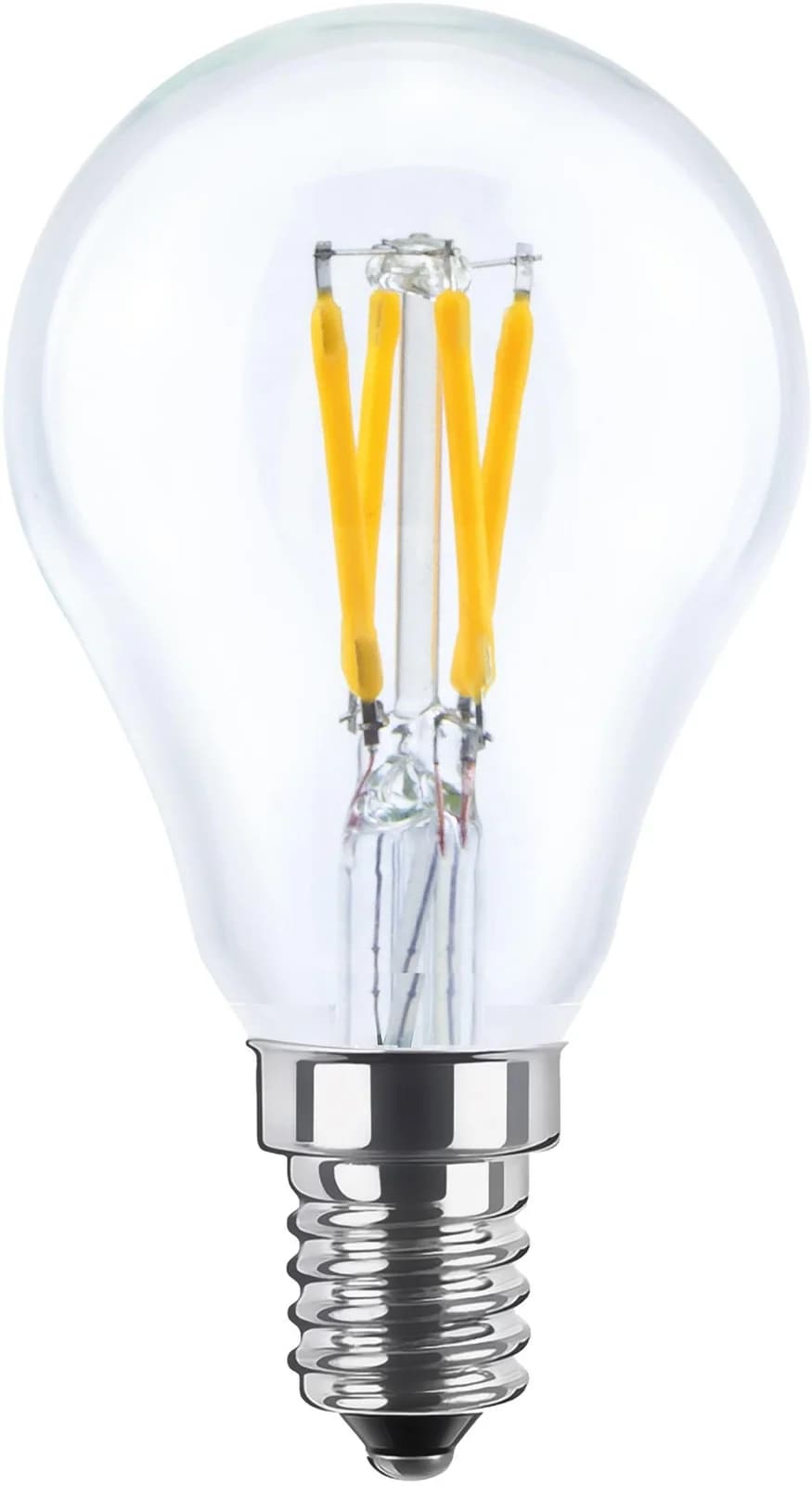 SEGULA LED Tropfenlampe E14 dimmbar 2700K Warmweiß transparent