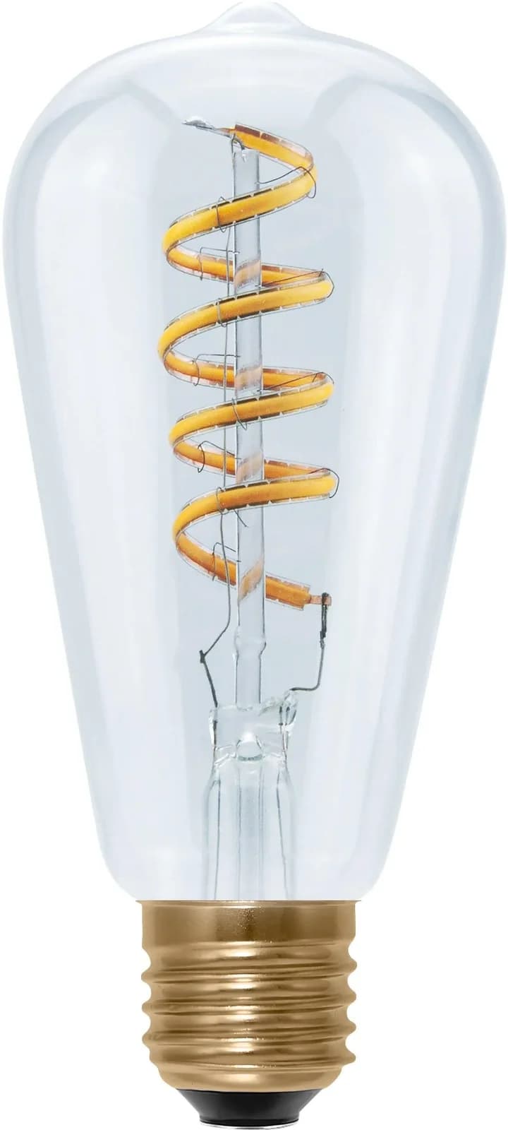 SEGULA LED Rustika Curved Spirale klar E27 dimmbar