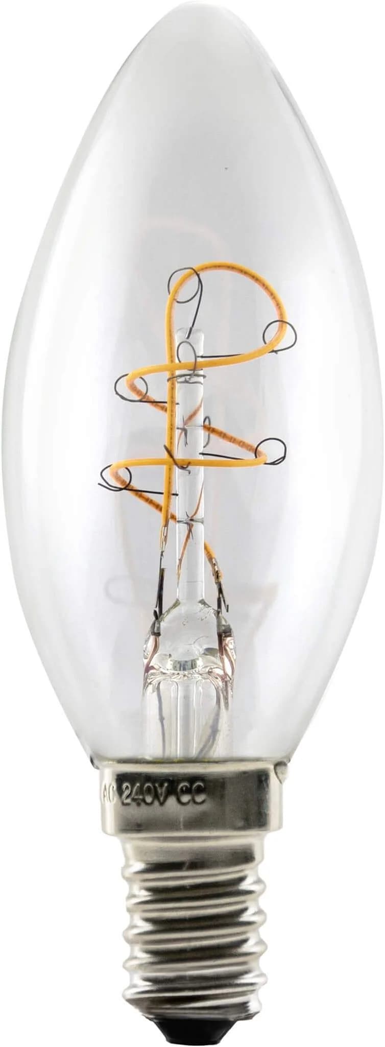 SEGULA LED Kerzenlampe Elegant Line E14 3W 2.700K Filament dimmbar