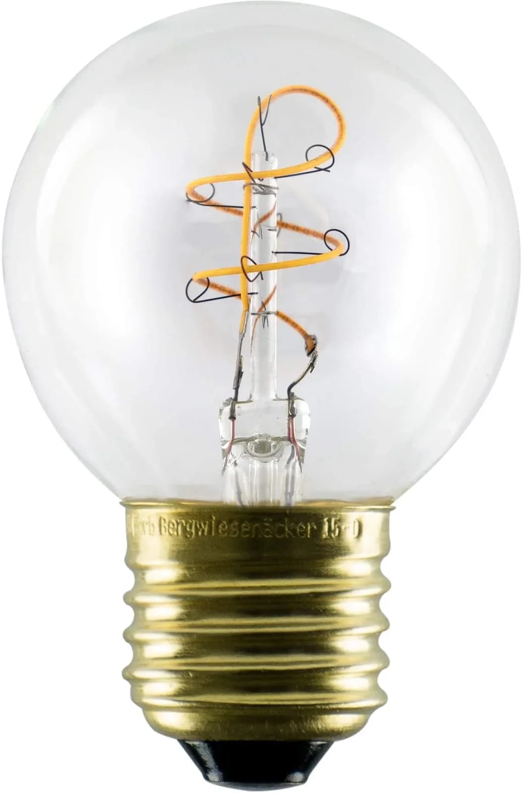Segula LED Elegant Line E27 3W Golfball 2.200 K Filament dim