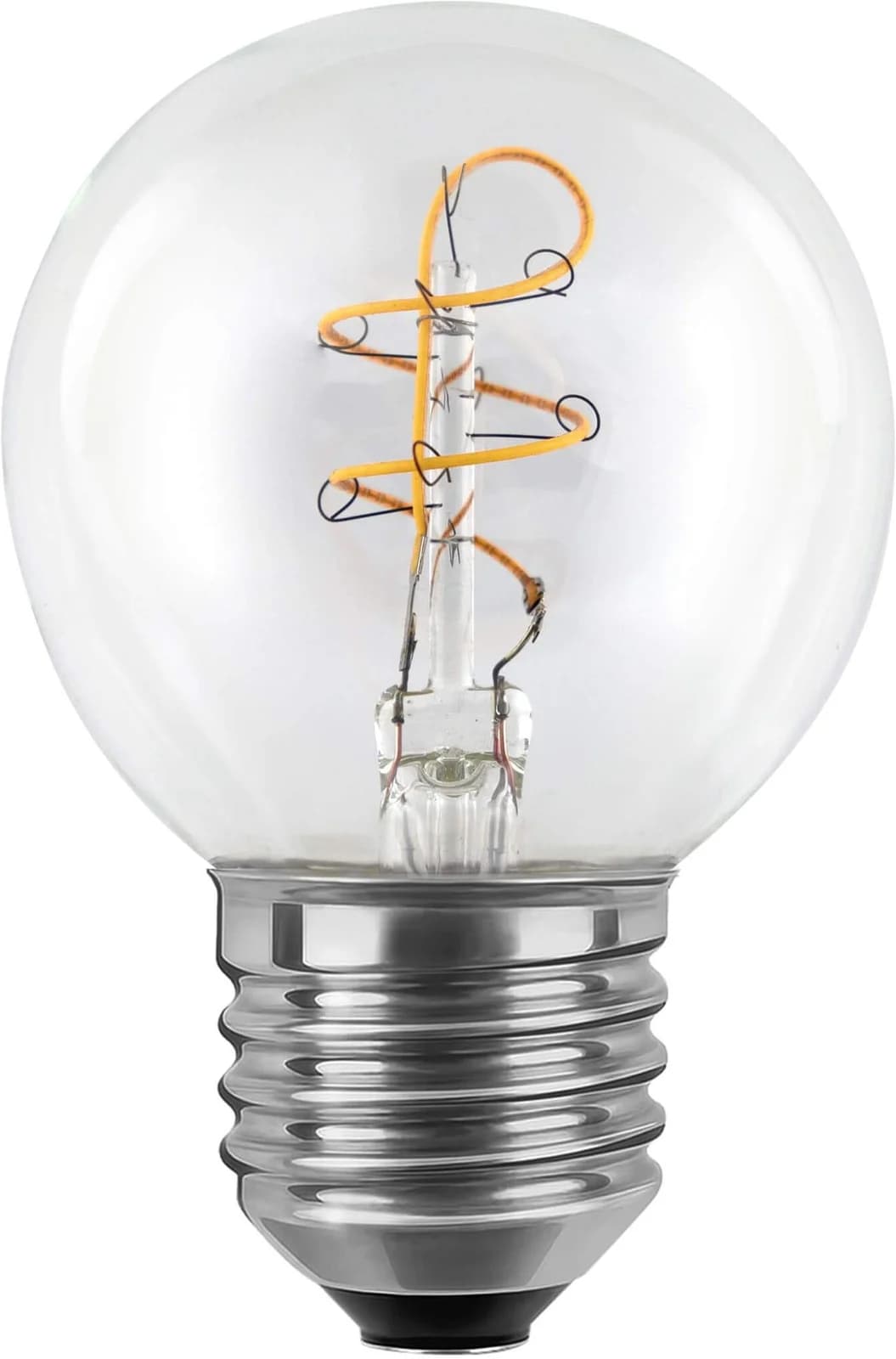 Segula LED Elegant Line E27 3W Golfball 2.700 K Filament dimmbar