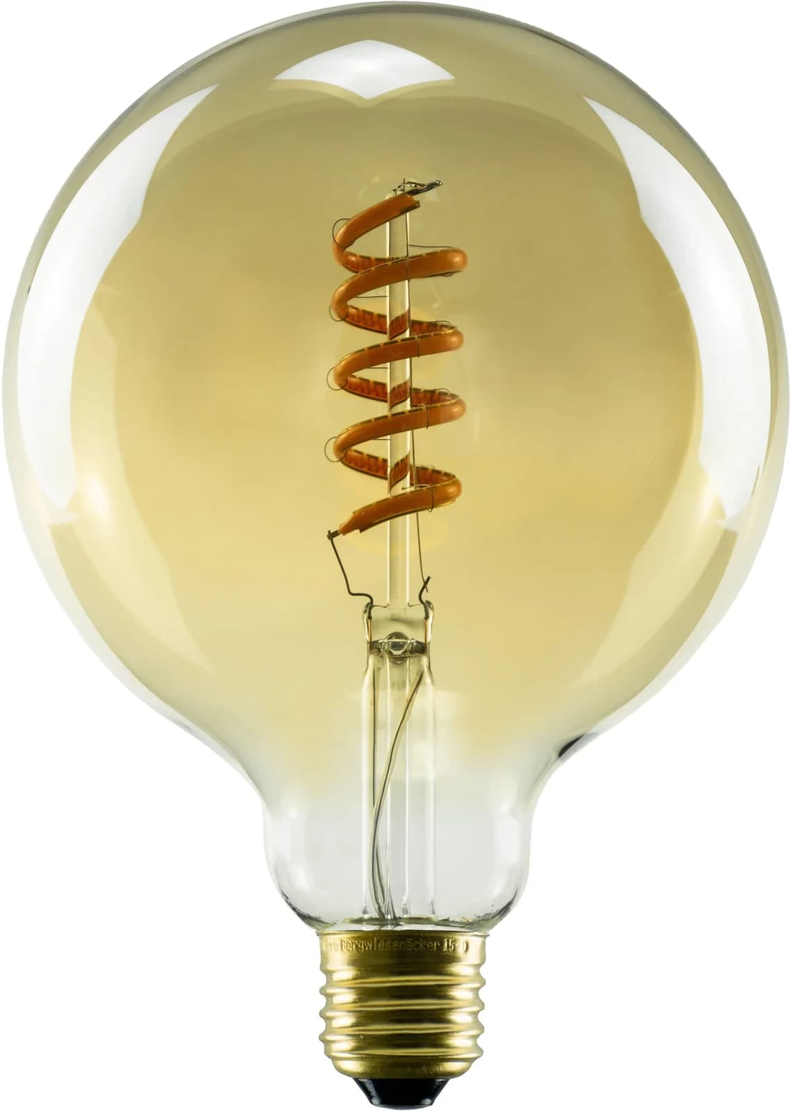 Segula LED-Globelampe E27 6W G125 1.900K Gold Dimmbar