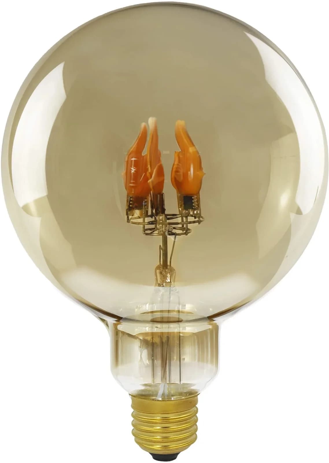 SEGULA LED Fire Flame Line E27 1W G125 rauchgrau