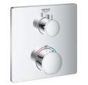 Grohe und Jowi Duscharmatur Regendusche Unterputz Grohtherm Thermostat 360mm Kopfbrause Bild 1