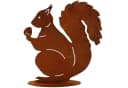 Rostikal Gartenfigur Eichhörnchen Rost Deko Metall Bild 2
