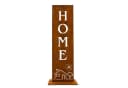 Rostikal Gartenfigur Home Metall Deko Schild Echter Rost Bild 2