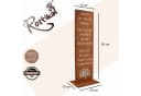 Rostikal Gartenschild Familie Edelrost 100/55 cm – Bodenplatte/Stecker Bild 1