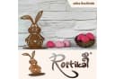 Rostikal Osterhase Osterdeko Metall, Echter Rost Bild 5