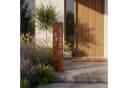 Rostikal Willkommen Stele Pusteblume Gartendeko Edelrost Cortenstahl Bild 5