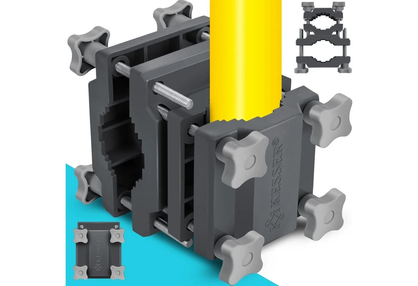 KESSER Sonnenschirmhalter Universal Balkongeländer Schirm - Bild 2