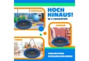 KESSER Nestschaukel Rundschaukel Indoor Outdoor Verstellbar Bild 5