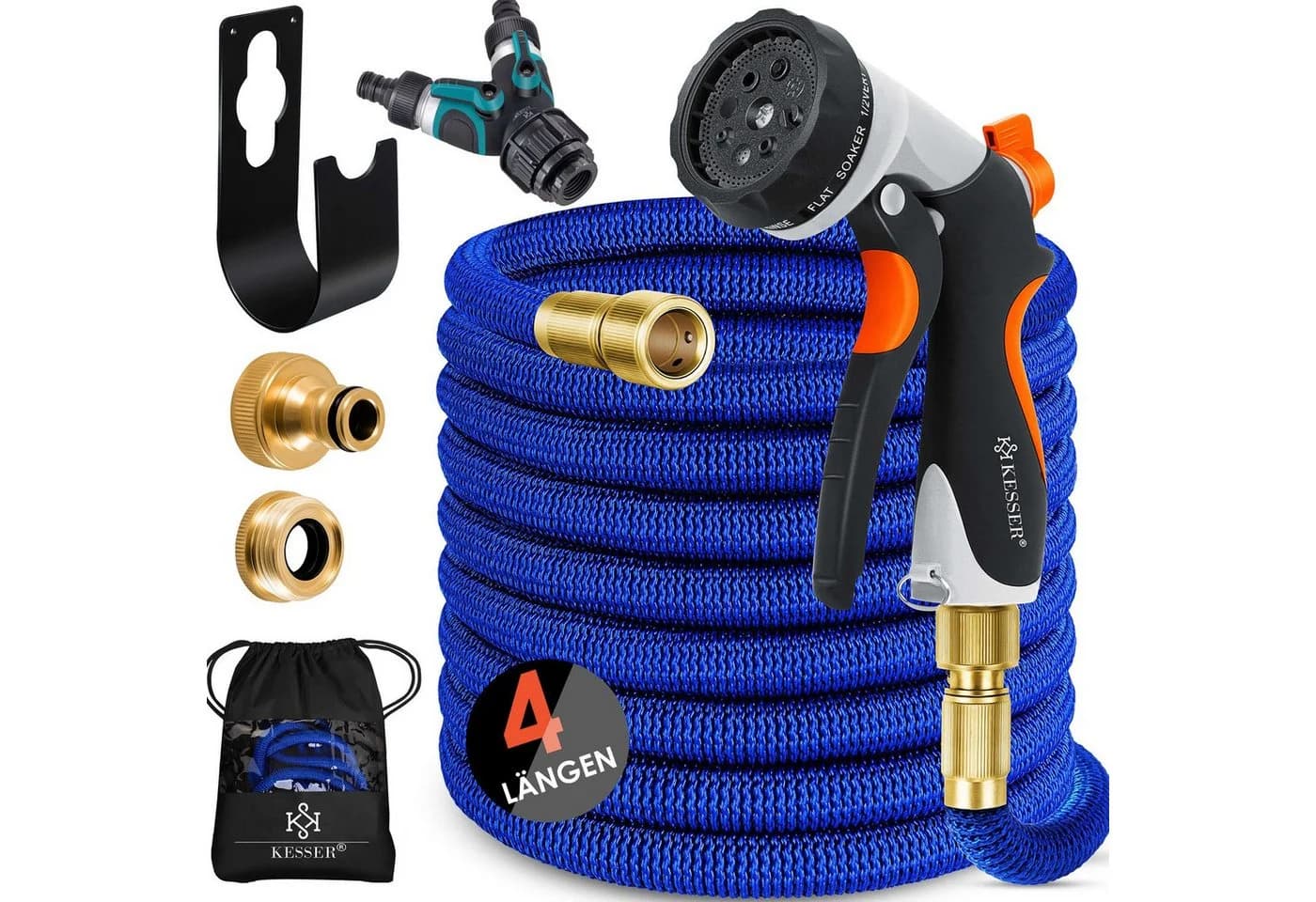 KESSER® Premium Gartenschlauch Flexibler Wasserschlauch Dehnbarer Flexischlauch - Bild 2