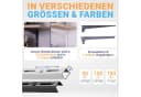 BOOMET Wandregalhalter Wandschienen für Regalsystem 1-reihig, 2-tlg. Weiß Bild 1