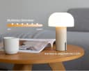 LUUK Studio LED Tischleuchte Beige Kabellos Dimmbar Bild 2