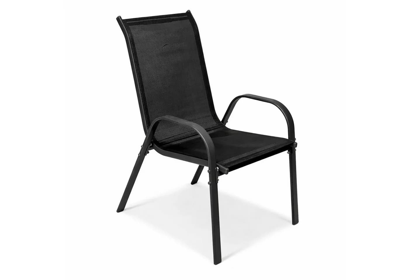 Mojowo Armlehnstuhl Outdoor Anthrazit Metall mit Textilgewebe - Bild 2