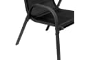 Mojowo Armlehnstuhl Outdoor Anthrazit Metall mit Textilgewebe Bild 3