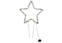 INDA-Exclusiv LED Metall Gartenstecker Weihnachtsstern 140 LED's Bild 1