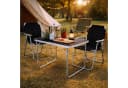 Mojawo Camping Essgruppe 3-tlg. Schwarz Silber Bild 1