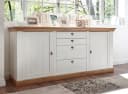 Furn.Design Sideboard Hemsby Landhausstil Weiß Eiche Dekor Bild 1