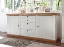 Furn.Design Sideboard Hemsby Landhausstil Weiß Eiche Dekor Bild 5