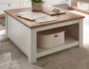 Furn.Design Couchtisch Hemsby Weiß/Eiche mit Truhenfach Bild 4