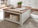 Furn.Design Couchtisch Hemsby Weiß/Eiche mit Truhenfach Bild 5