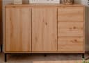 Furn.Design Kommode Bastia Eiche Artisan Modern mit Metallfüßen Bild 1