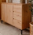 Furn.Design Kommode Bastia Eiche Artisan Modern mit Metallfüßen Bild 2