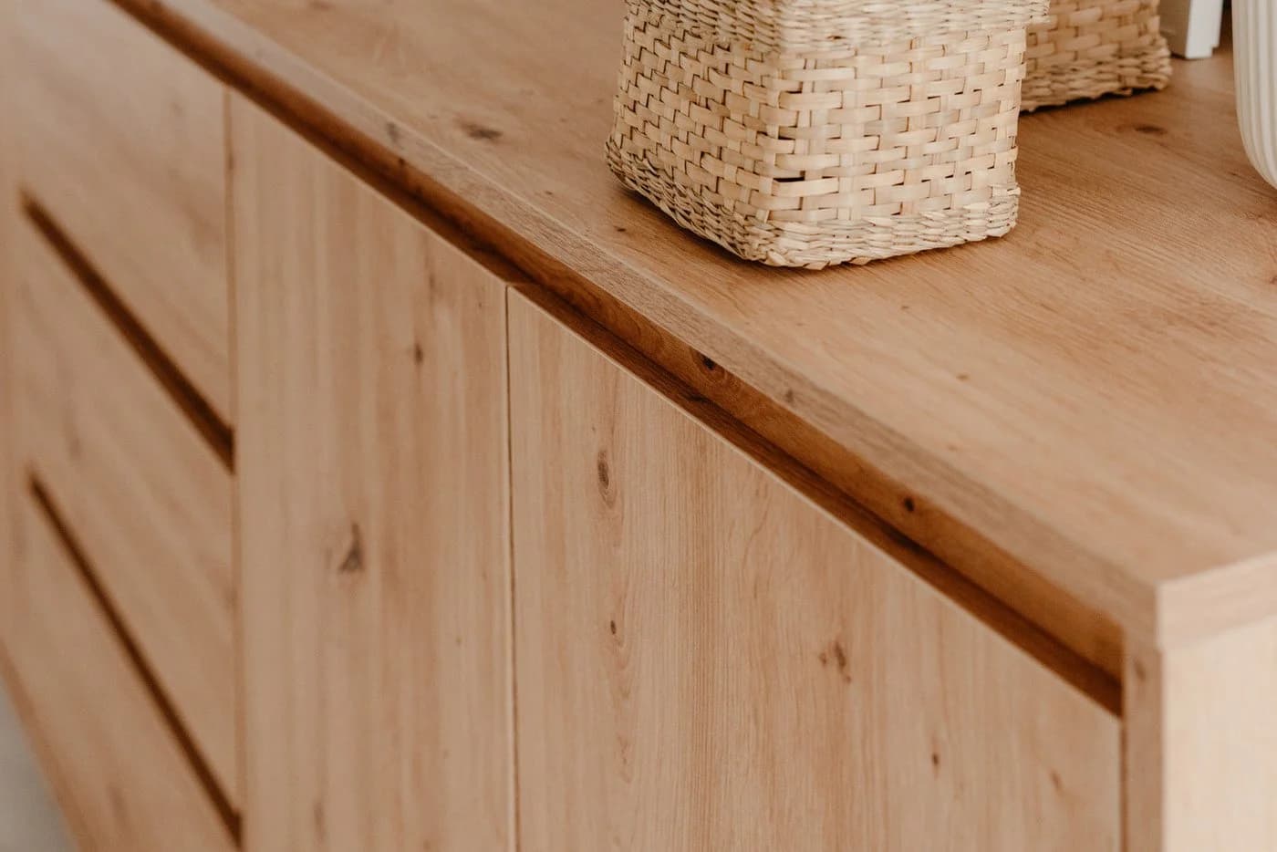 Furn.Design Kommode Bastia Eiche Artisan Modern mit Metallfüßen - Bild 4