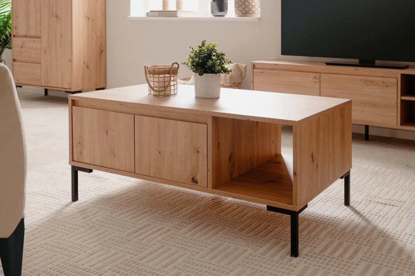 Furn.Design Couchtisch Bastia Eiche Artisan Modern - Bild 4