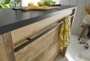 Furn.Design Barschrank Stove Küchentheke Used Wood Anthrazit Bild 5