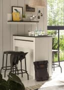Furn.Design Barschrank Stove Küchentheke weiß Pinie Landhaus Bild 1