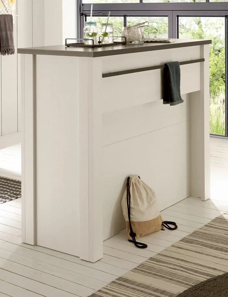 Furn.Design Barschrank Stove Küchentheke weiß Pinie Landhaus - Bild 3
