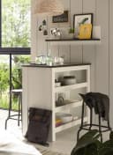 Furn.Design Barschrank Stove Küchentheke weiß Pinie Landhaus Bild 4
