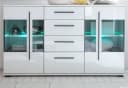 Furn.Design Sideboard Design-D Weiß Hochglanz mit Soft-Close Bild 1