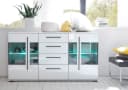 Furn.Design Sideboard Design-D Weiß Hochglanz mit Soft-Close Bild 4