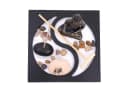 Flanacom Buddhafigur Zen Garten Buddha Figur Räucherstäbchenhalter Set Bild 1
